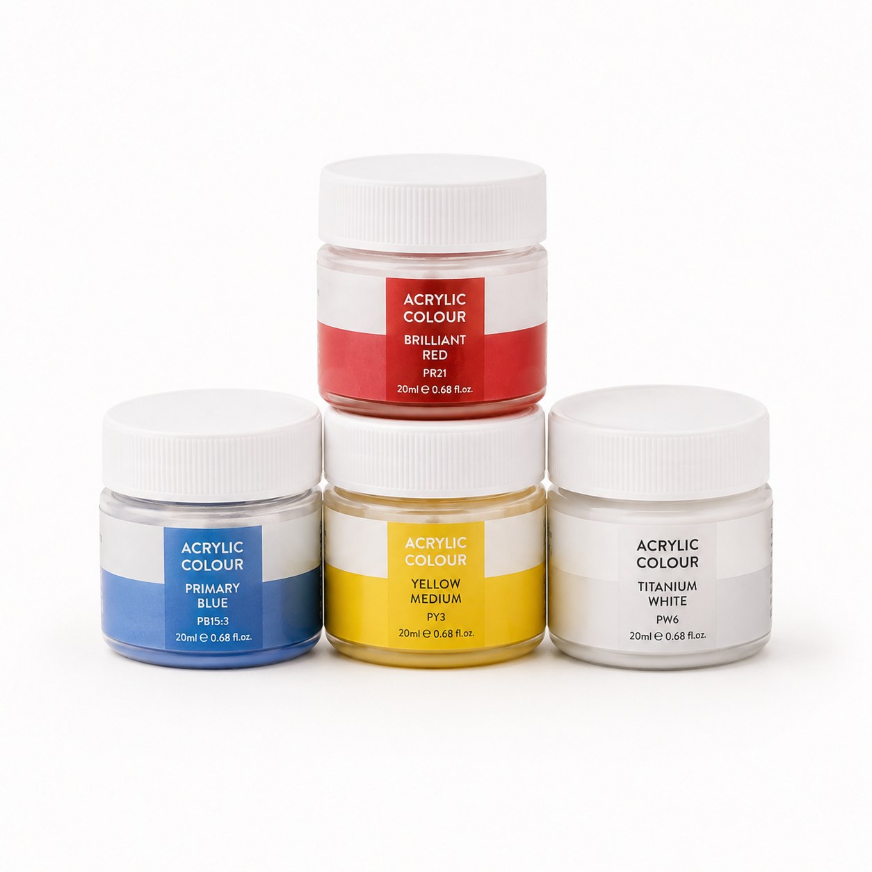 Acrylic Paint Jars